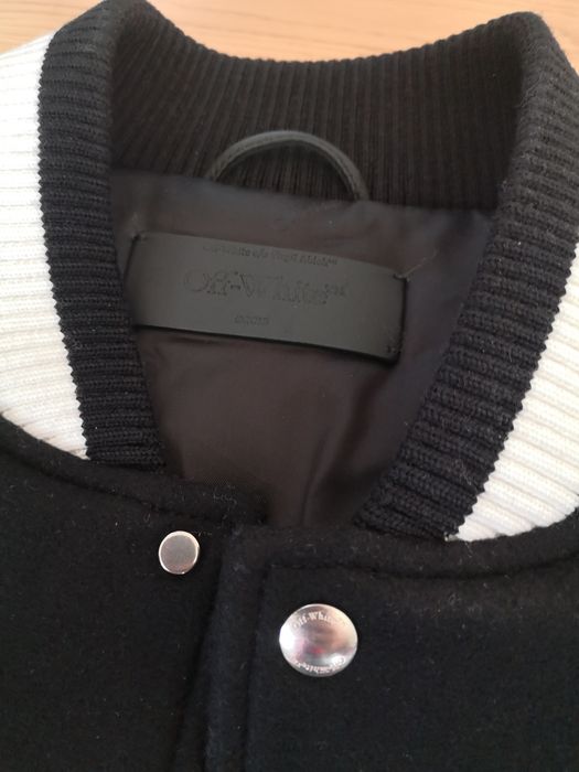 Jachetă Off-White Dices Lea originala măsură L-XL