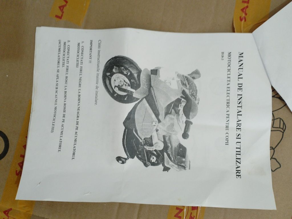 Vand motocicleta copii