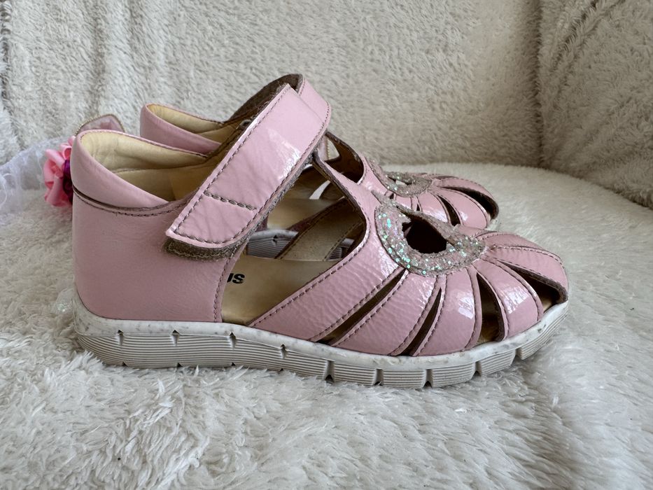 Angulus sandale fete Roz Mar.28(18cm) piele natural