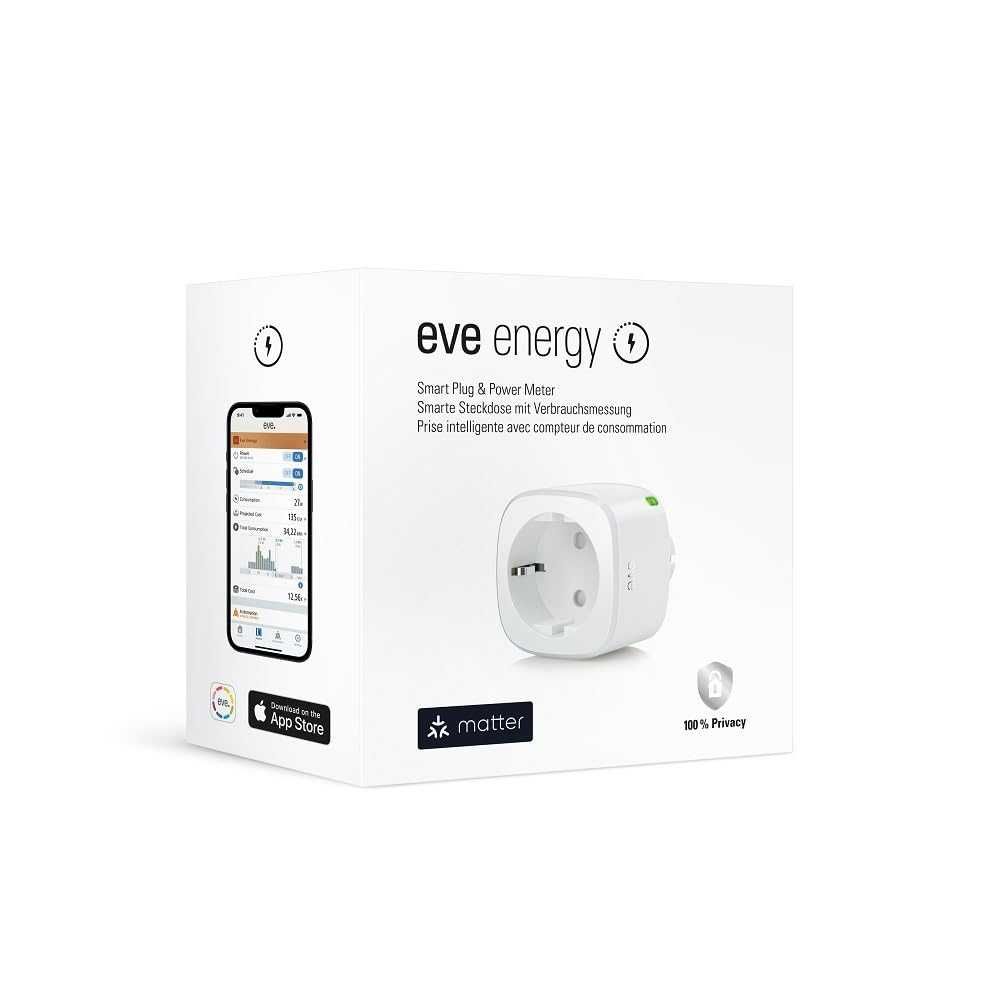 Умен контакт Eve Energy с Matter и Thread поддръжка