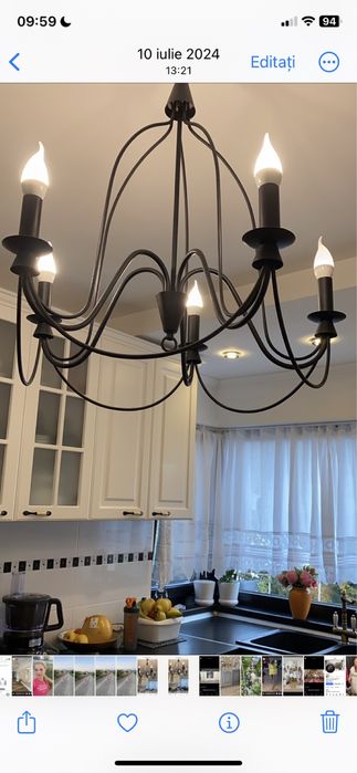 Candelabru netalic