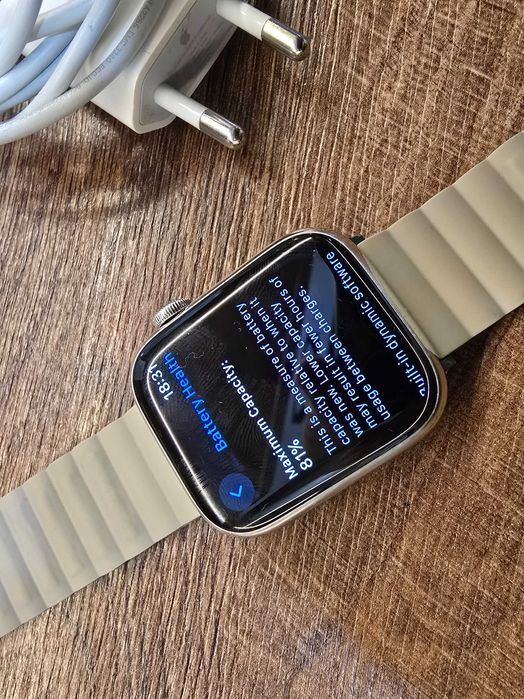 Apple Watch 7 45mm LTE Stainless Steel Sapphire Crystal