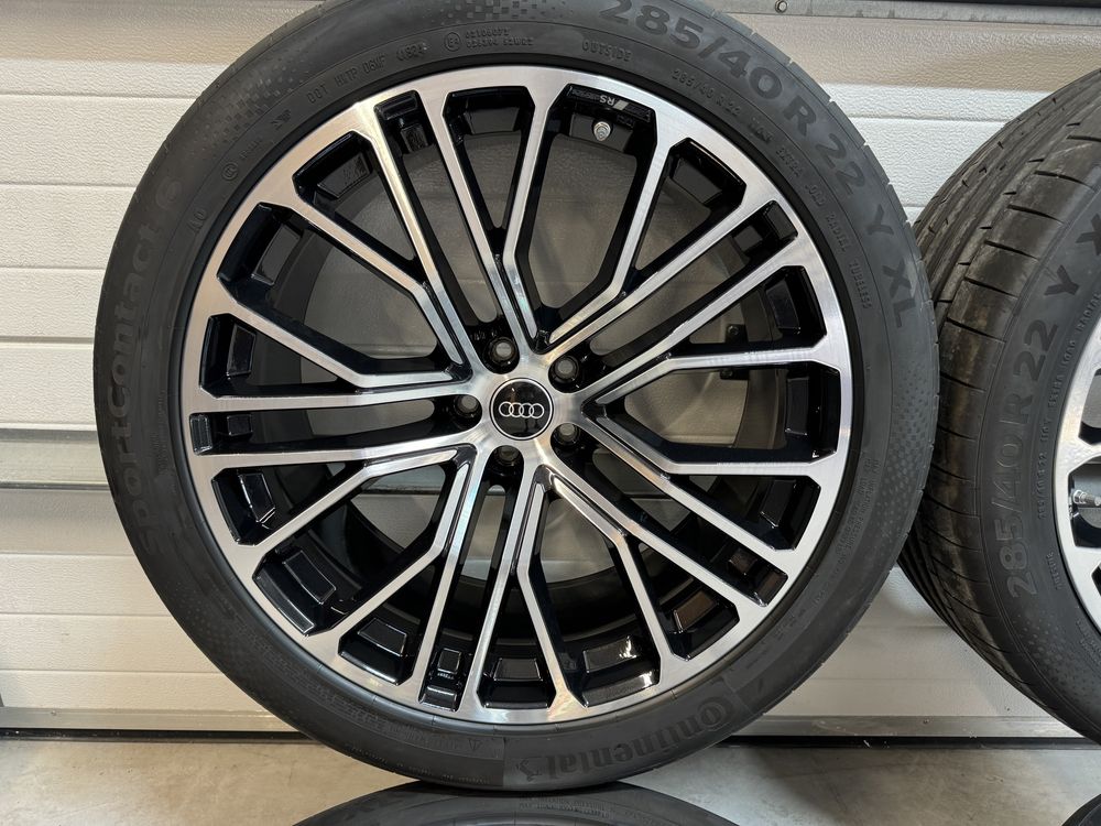 Jante originale Audi Sport R22 RS Q8 SQ7 SQ8 Facelift cu  vara noi