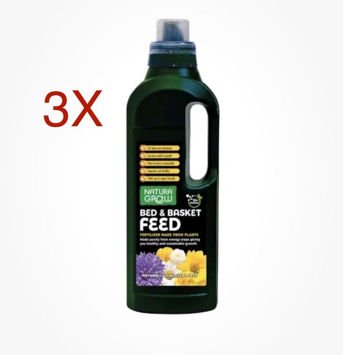 Îngrășământ natural organic bioactiv pentru plante Natura Glow -3buc