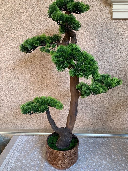 Искусственный цветы - бонсай! Ручная работа!