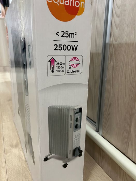 Radiator ulei Equation Oil Basic, 2500 W, alb