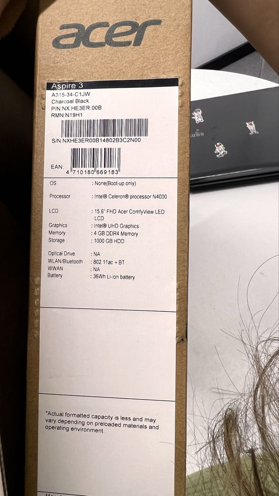 Ноутбук aсer aspire 3