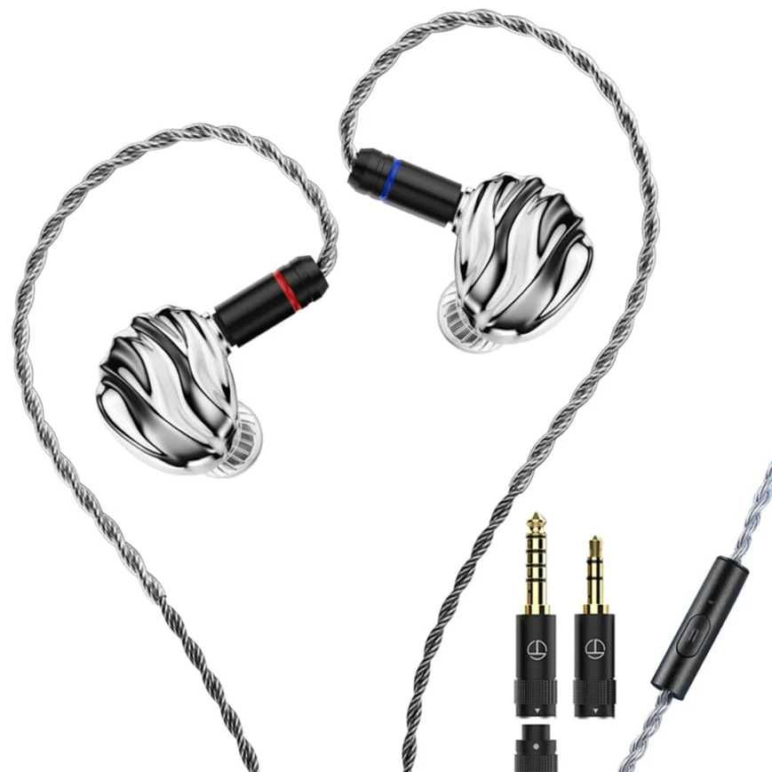 Нови- неотваряни TRN Shell 3DD + 1 Planar Driver Слушалки тип iem