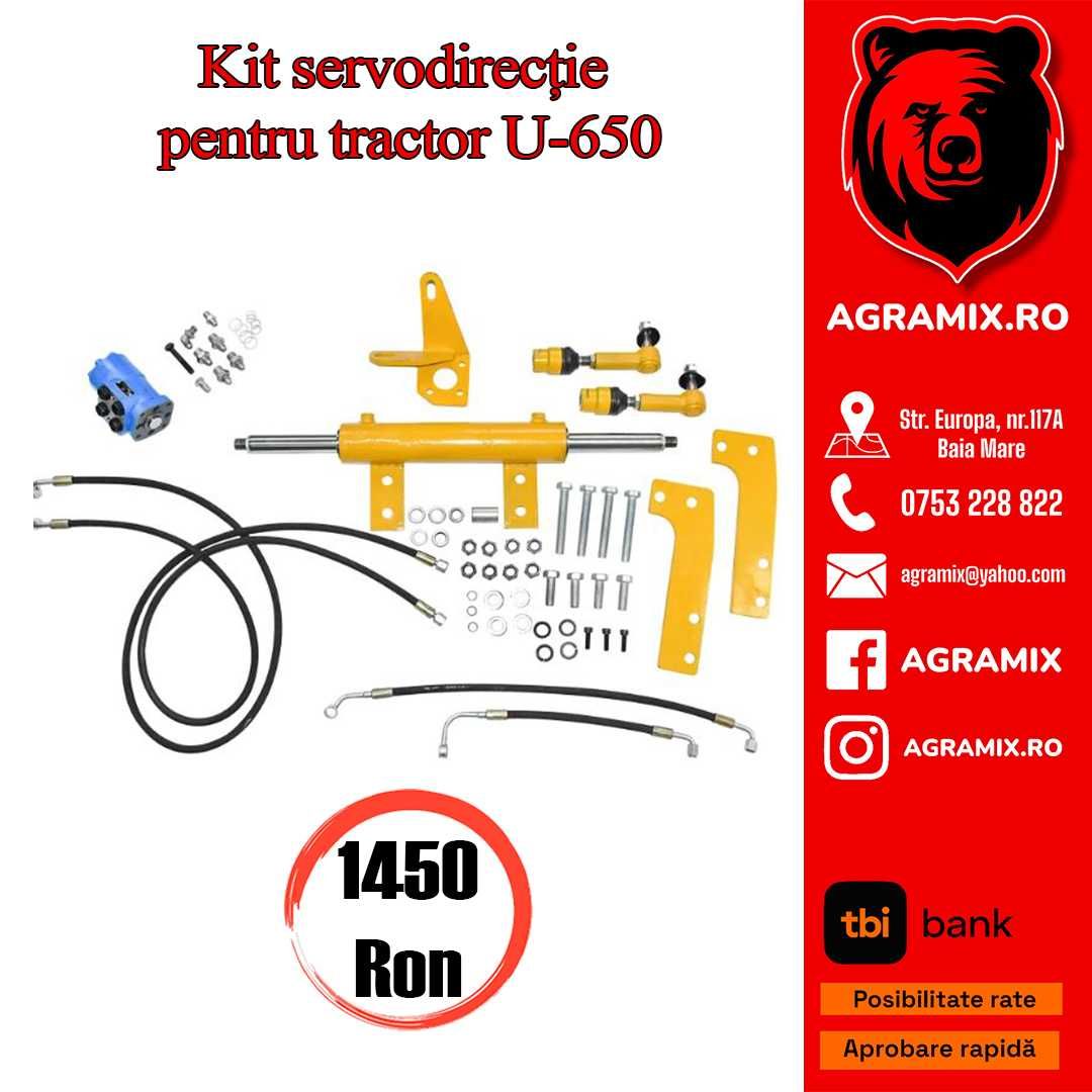 Kit servo U450,445,480,550 kit servo U650, cu pompa danfoss Agramix