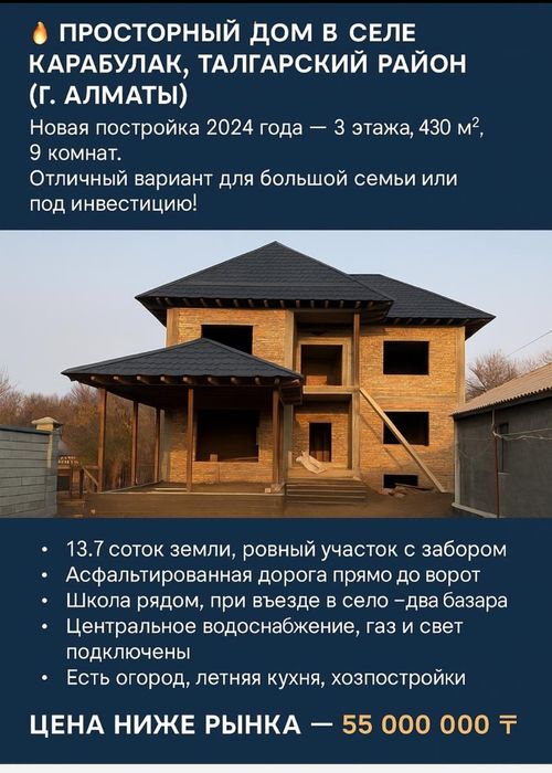 Дом жилой 3 этажа
