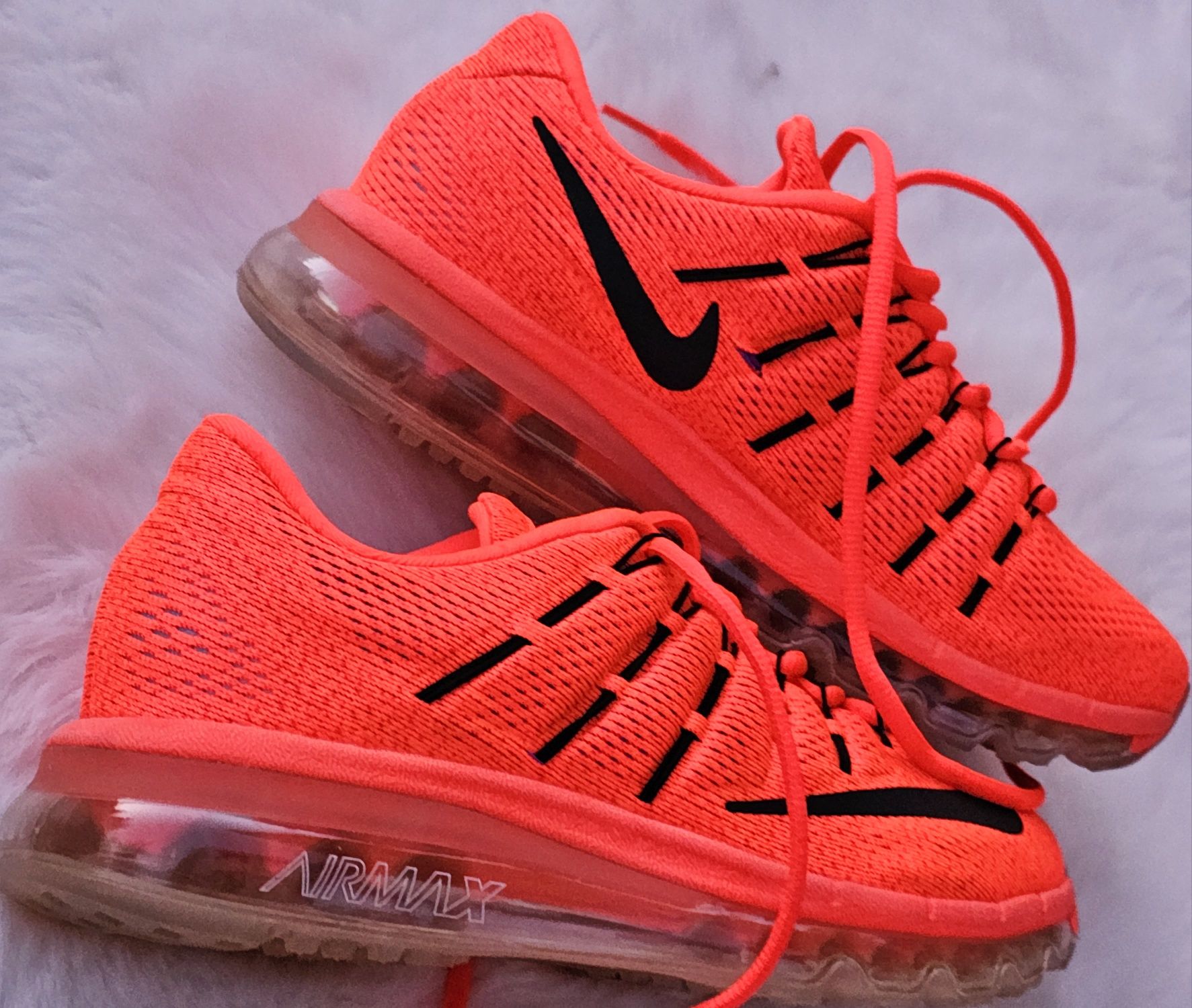 Nike Air Max Hyper Orange оригинални дамски сникърси жесток цвят 38