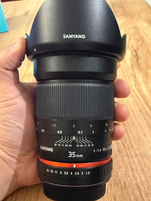 Obiectiv Foto  Samyang 35mm f/1.4 AS UMC for Canon