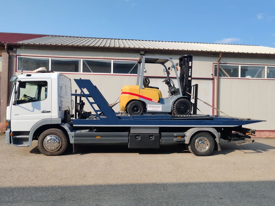 Transport stivuitoare, nacele , utilaje agricole, buldo, bobcat!