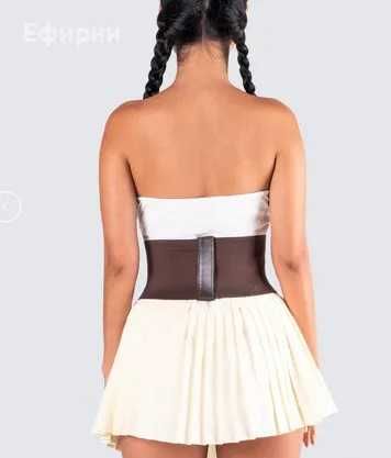 Черен колан корсет,  Ластичен колан, Черен корсет, Широк колан