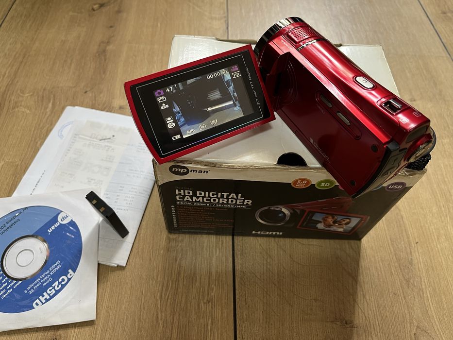 Camera video digitala noua, nefolosita, film, filmare