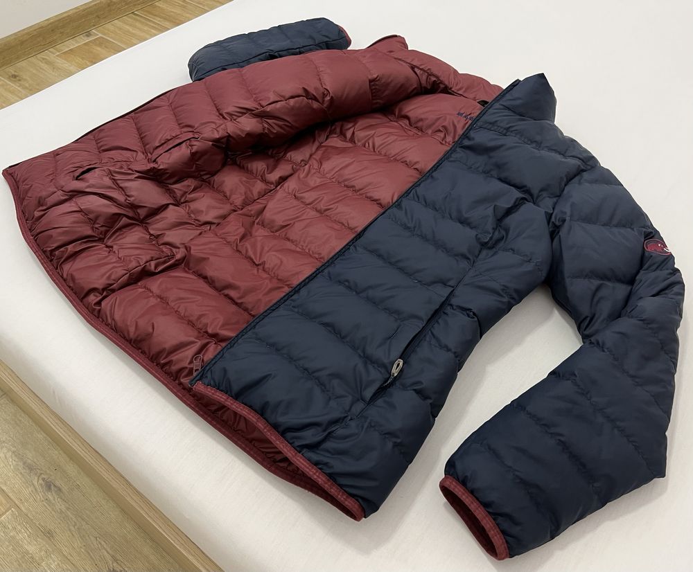 Geaca MAMMUT M dama 650 puf 2 fețe groasa iarna outdoor jacheta puffer