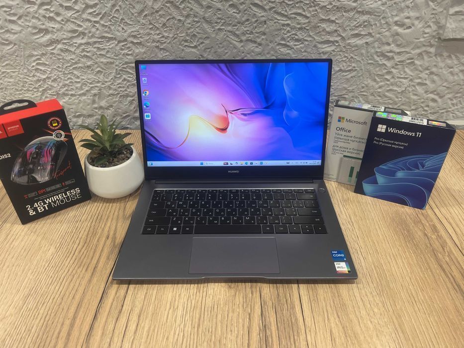 Ноутбук бизнес-класса HUAWEI MateBook D14 /Core i5-1135G7/8GB/512GB/Xe