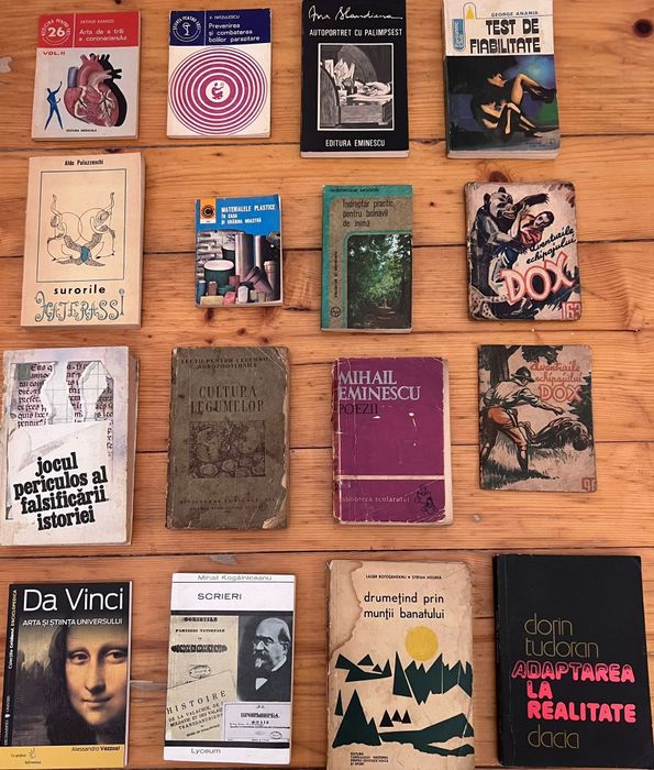 Vând cărți românești vechii și noi