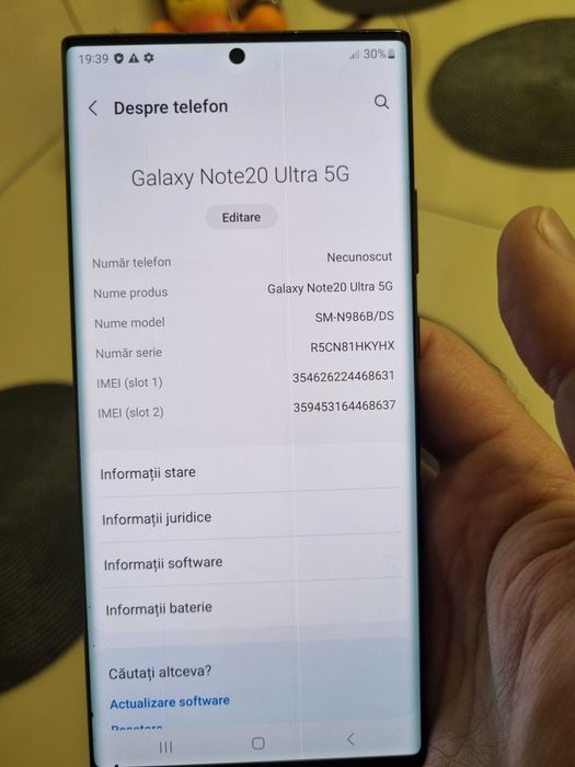 Samsung note 20 ultra 5g 256Gb