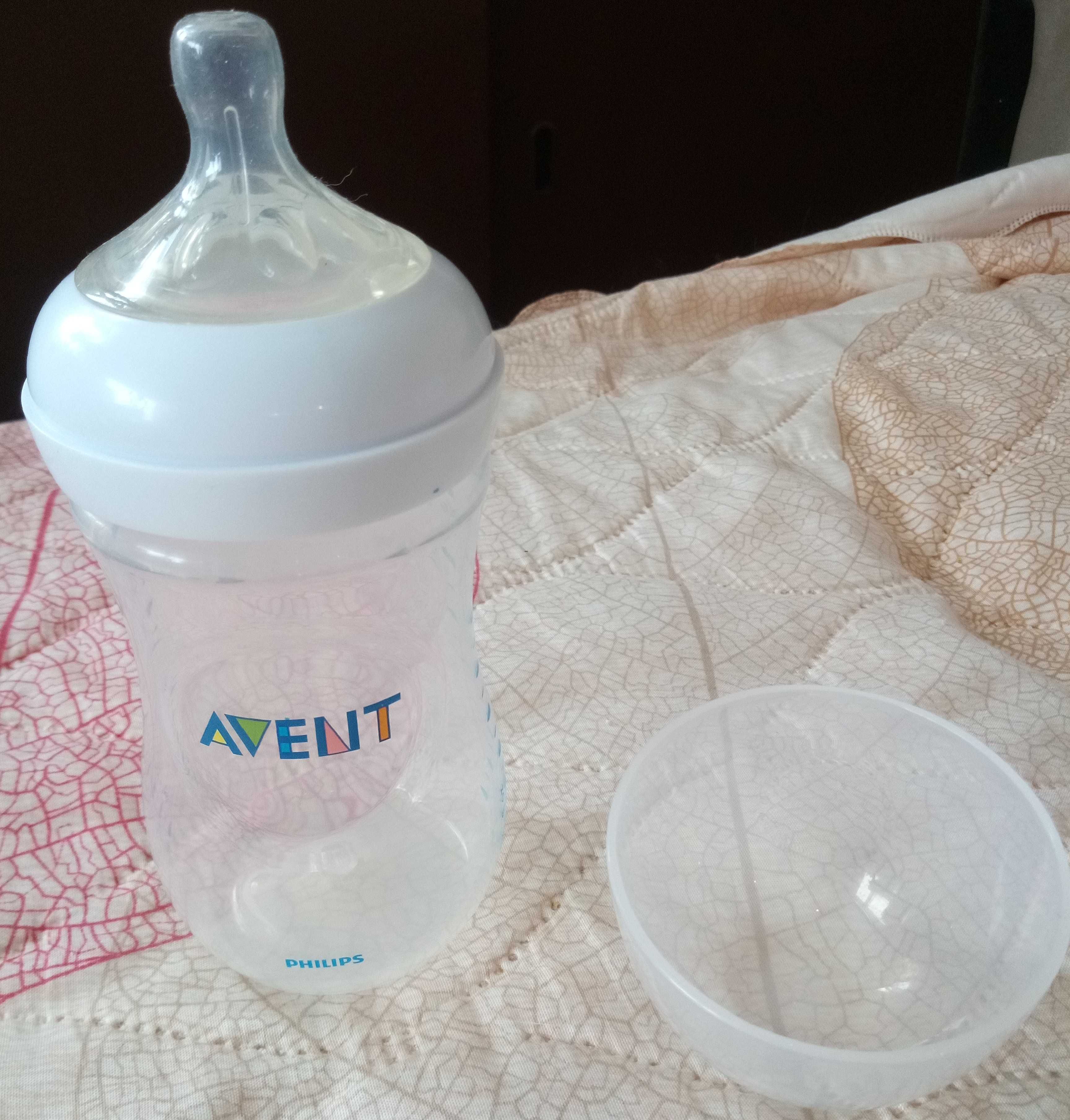 Ръчна помпа за кърма Lorelli, Avent шише Natural 260 ml.