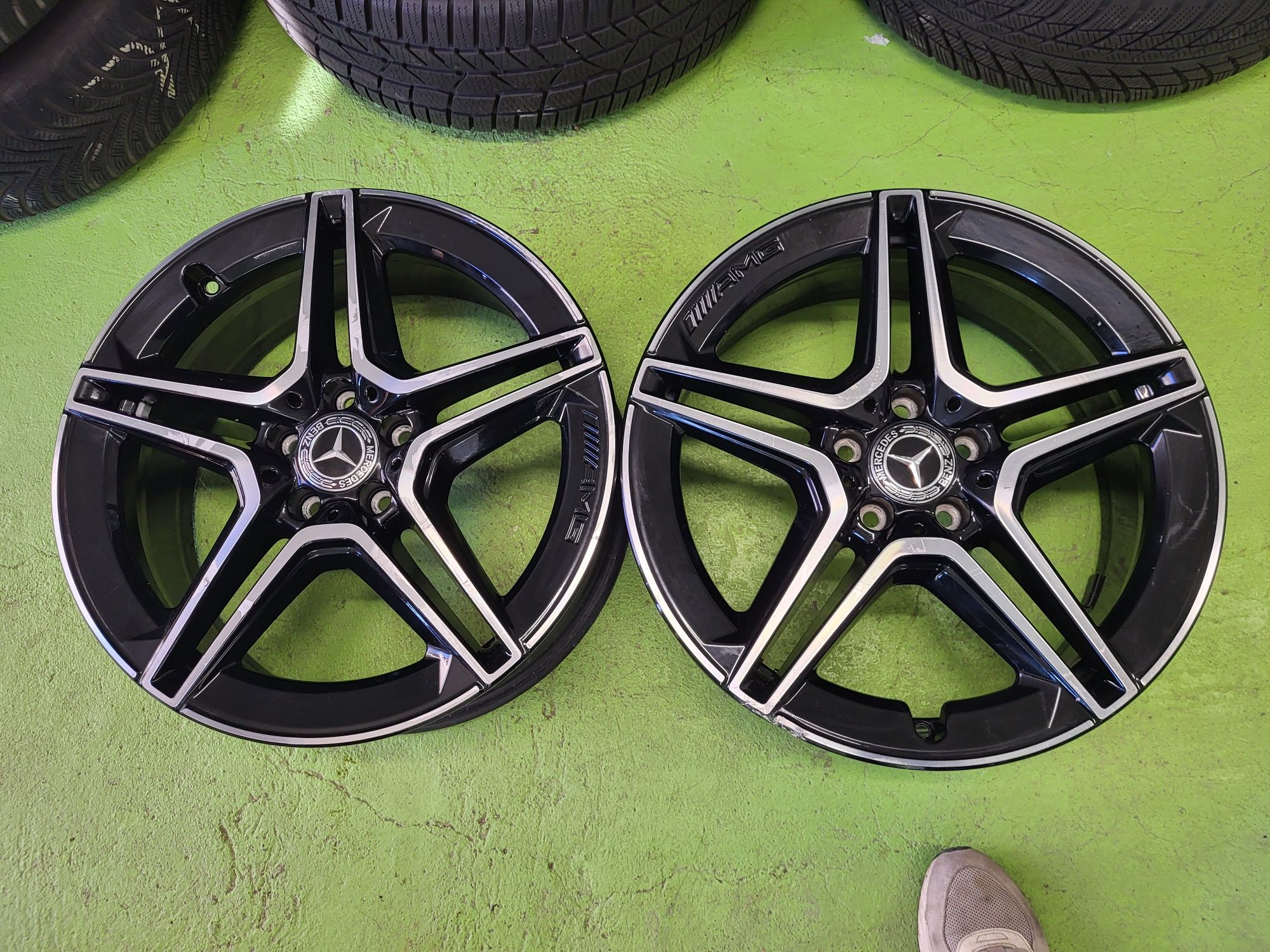 2 бр 19 5x112 Mercedes Amg лети джанти B Class Cla 5х112 джанта