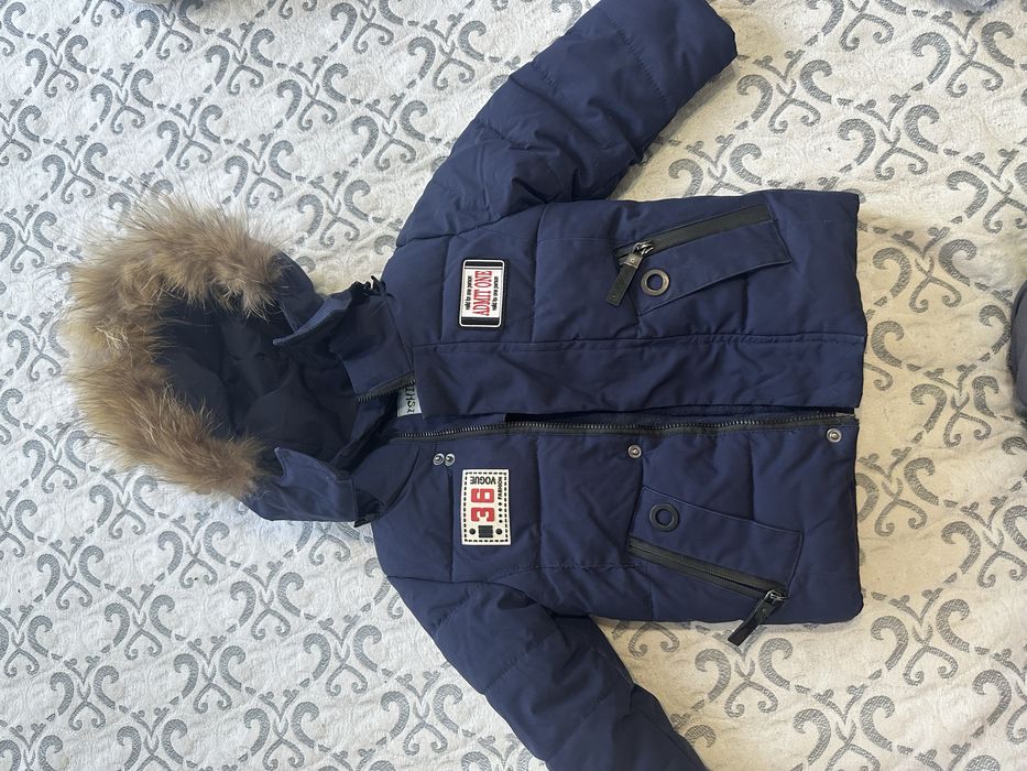 Зимняя куртка полукомбинезон