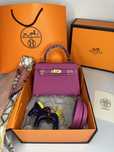Geanta de lux HERMES Kelly mini 19 20 cm piele naturala 100% cadou