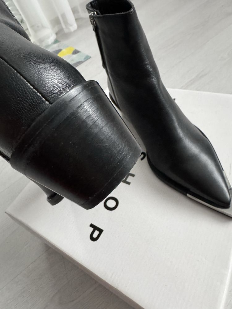 Боти Topshop естествена кожа