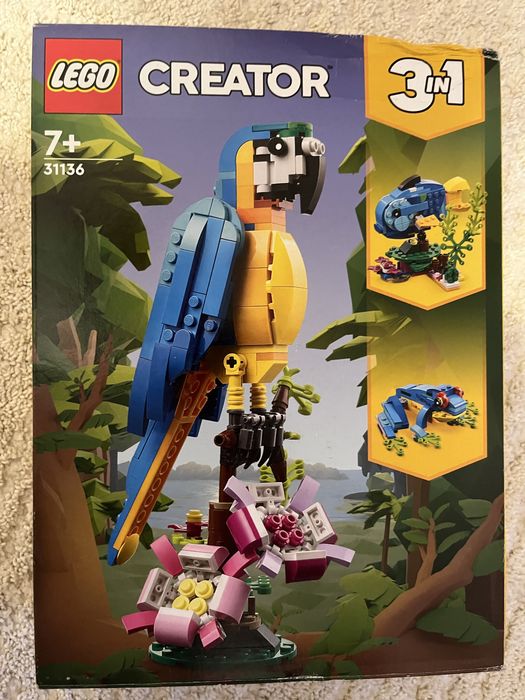 Lego Creator 3 in 1 - Papagal/peste/broasca