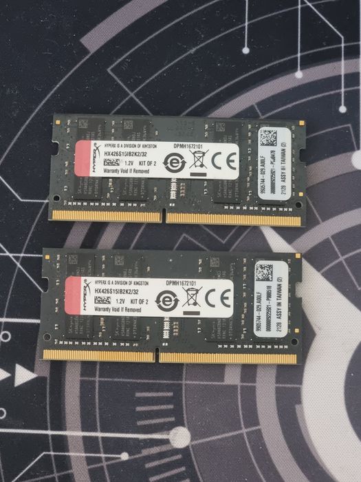 Kit RAM HyperX 32gb (2 x 16gb)