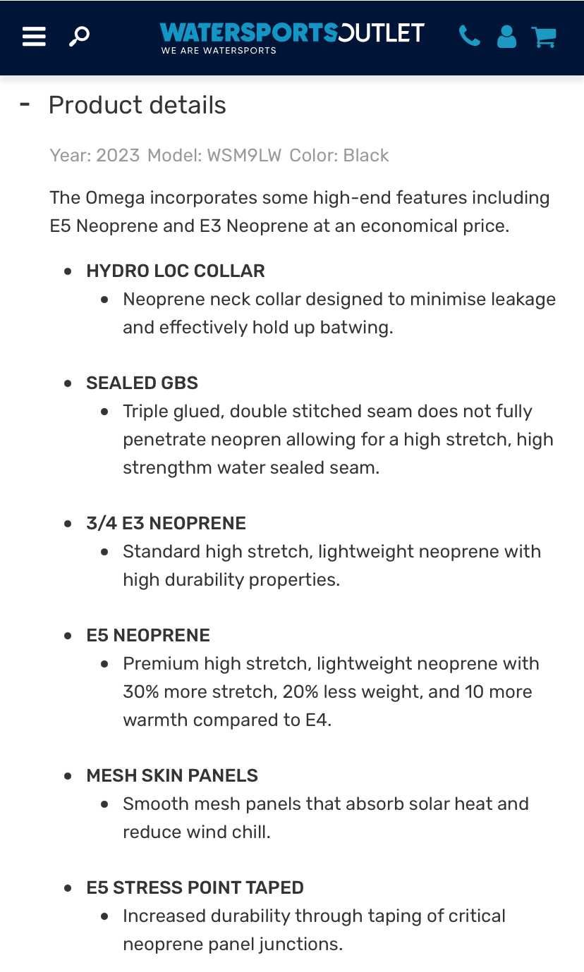 Rip Curl Neoprene 3/2