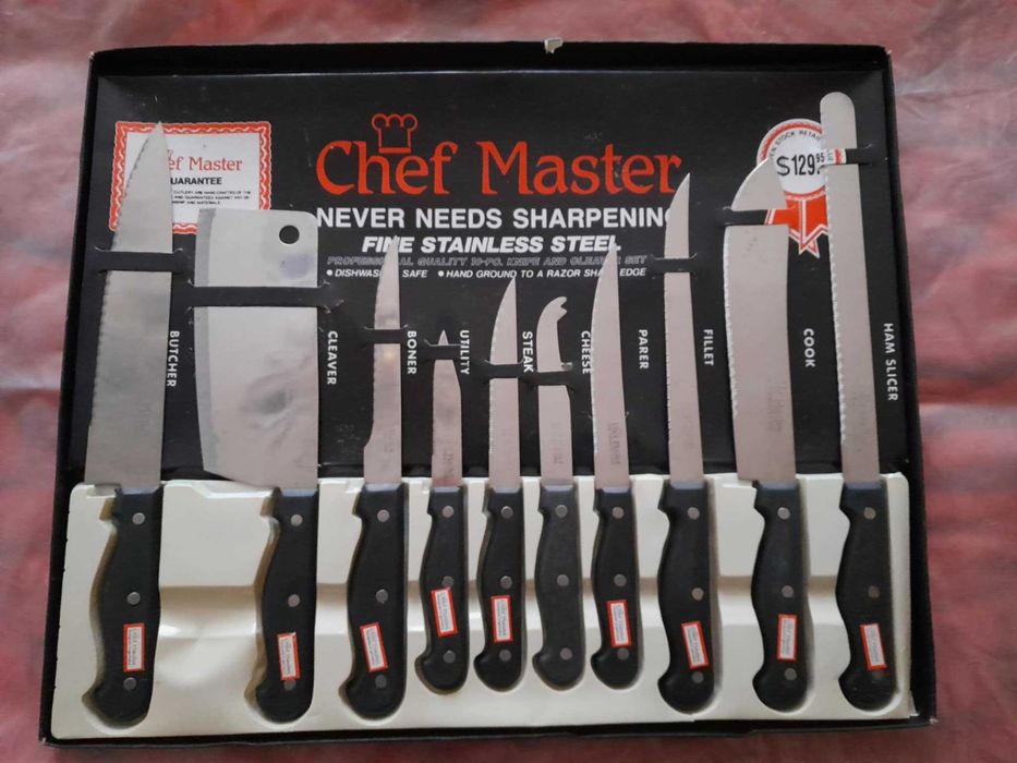 Комплект кухненски ножове от неръждаема стомана Chef Master