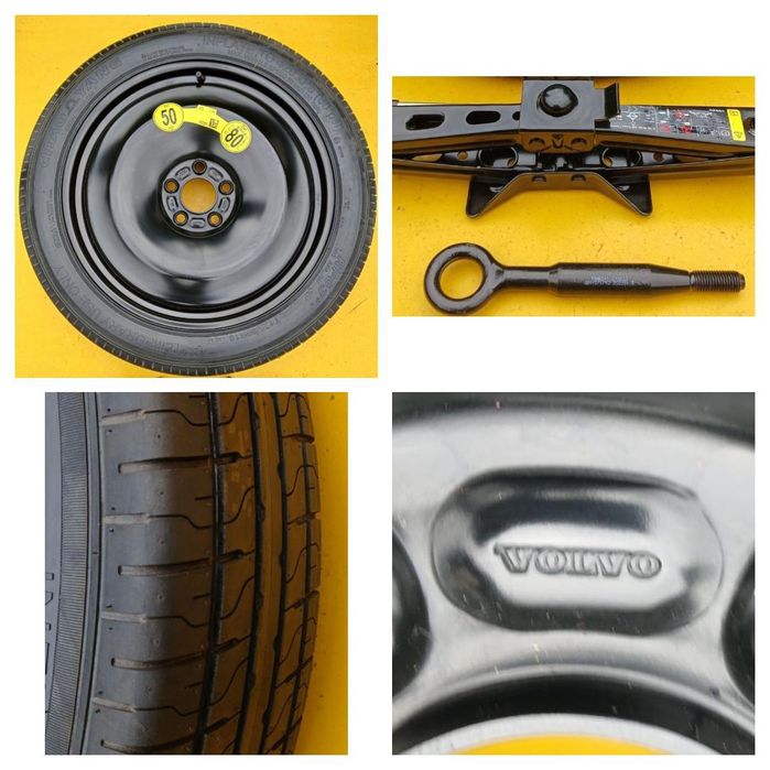 Roată rezervă 125.80.18 slim 5x108 Volvo XC 60 70 90 cric Volvo XC