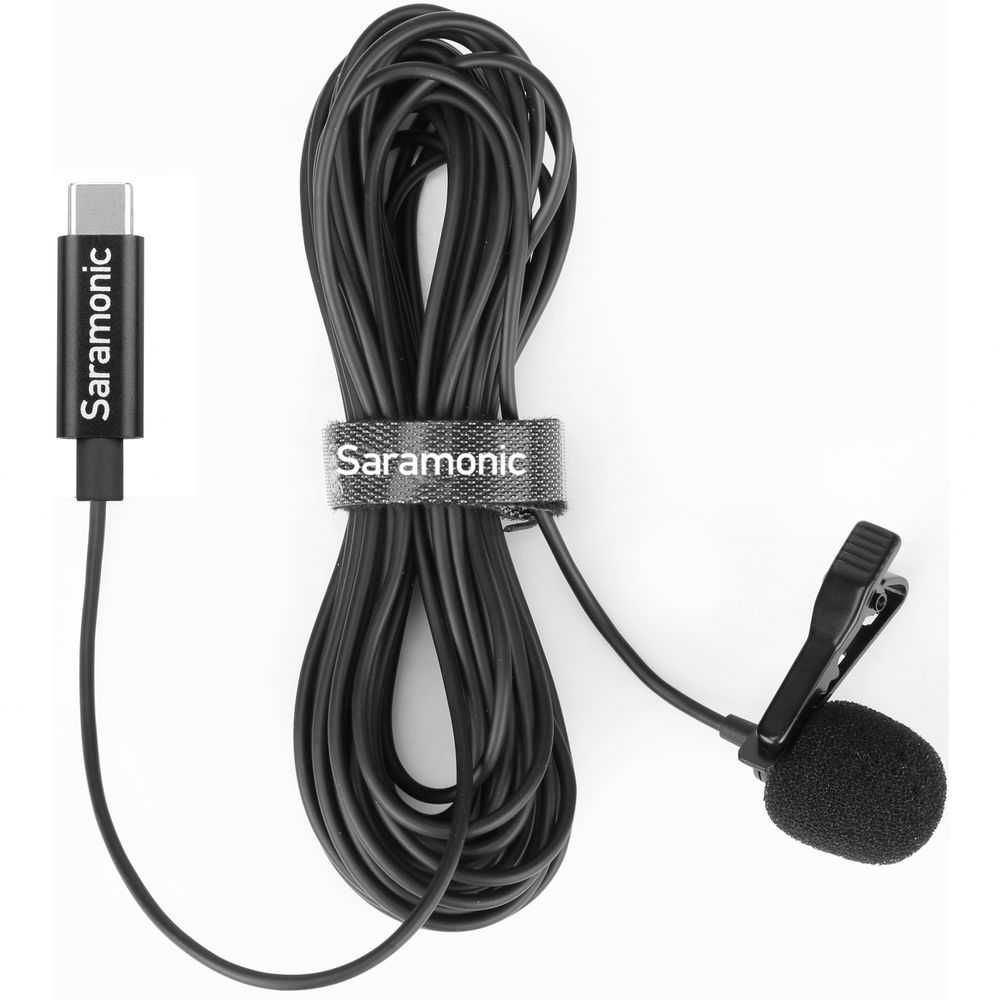 Петличный микрофон Saramonic USB-C