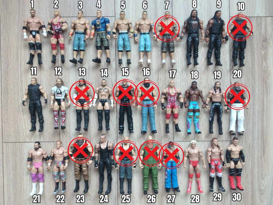 Екшън Фигурки WWE Кеч Pro-Wrestling Action Figures Ambrose Hogan Cena