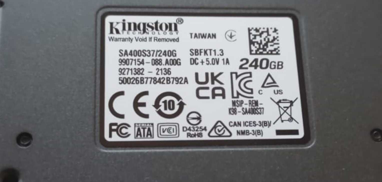 SSD Kingston A400_240.GB