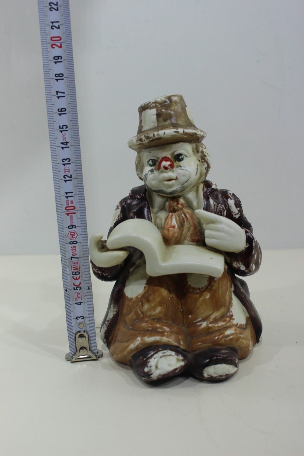 Стар керамичен Клоун статуетка внос от Франция 42