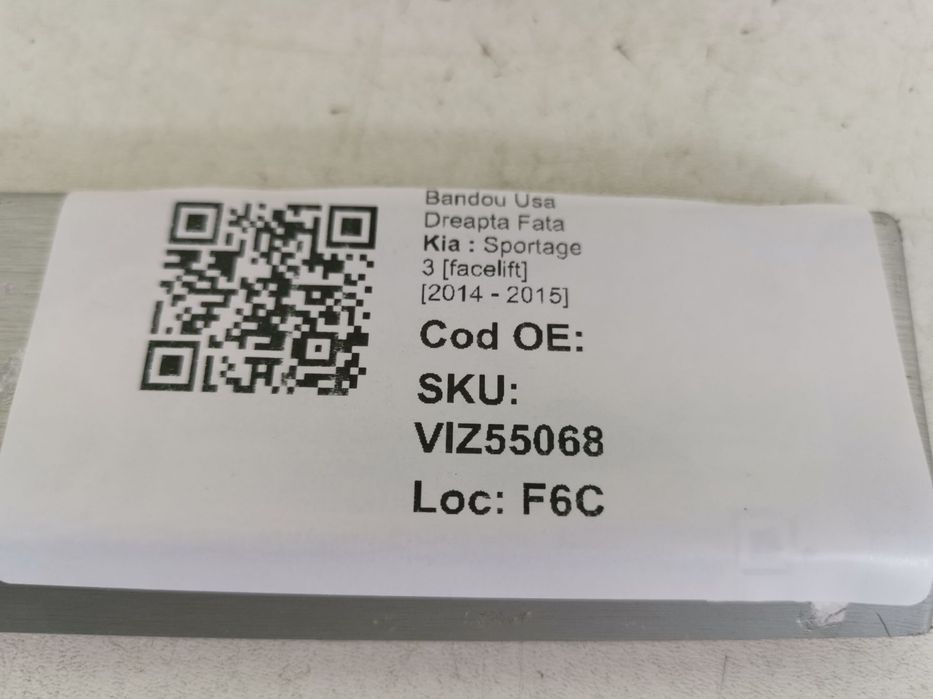 Bandou Usa Dreapta Fata Kia  Sportage 3 [facelift] 2014 2015 Original