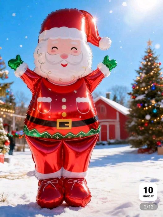 75lei                        Mos Craciun gounflabil