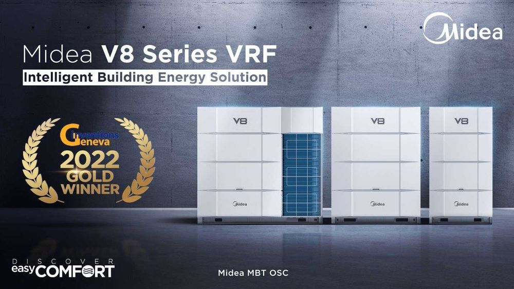 Новая VRF система Midea V8 PRO | Full DC Inverter | 28 кВт | ВРФ