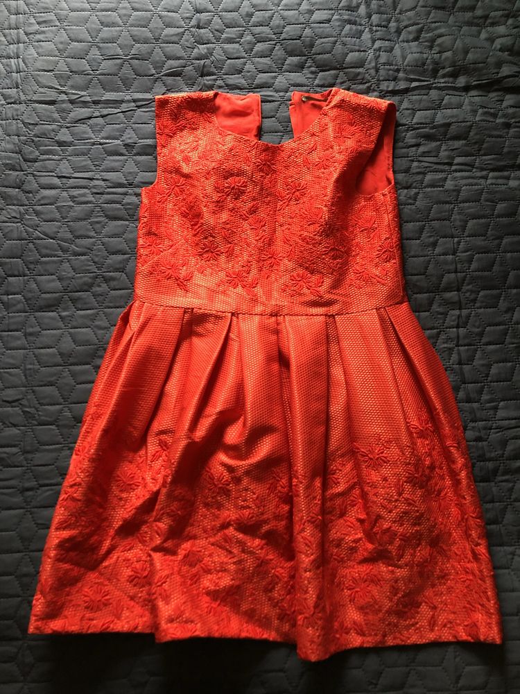 Дамска червена рокля Ermanno Scervino