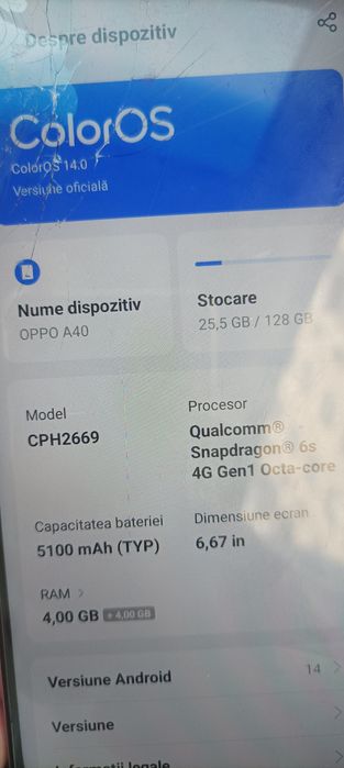 Oppo A40 folosit
