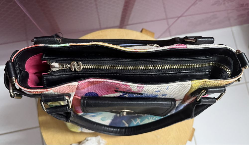 Geanta multicolora Desigual, livrare Olx