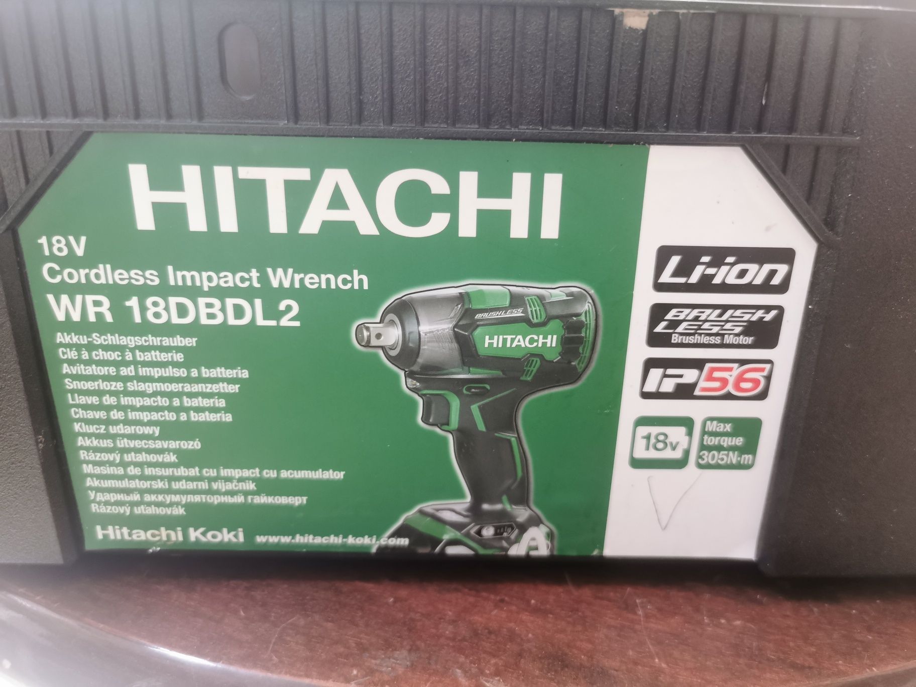 Гайковерт Hitachi uc WR 18DBDL2