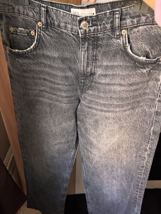 Дънки Zara светлосиви