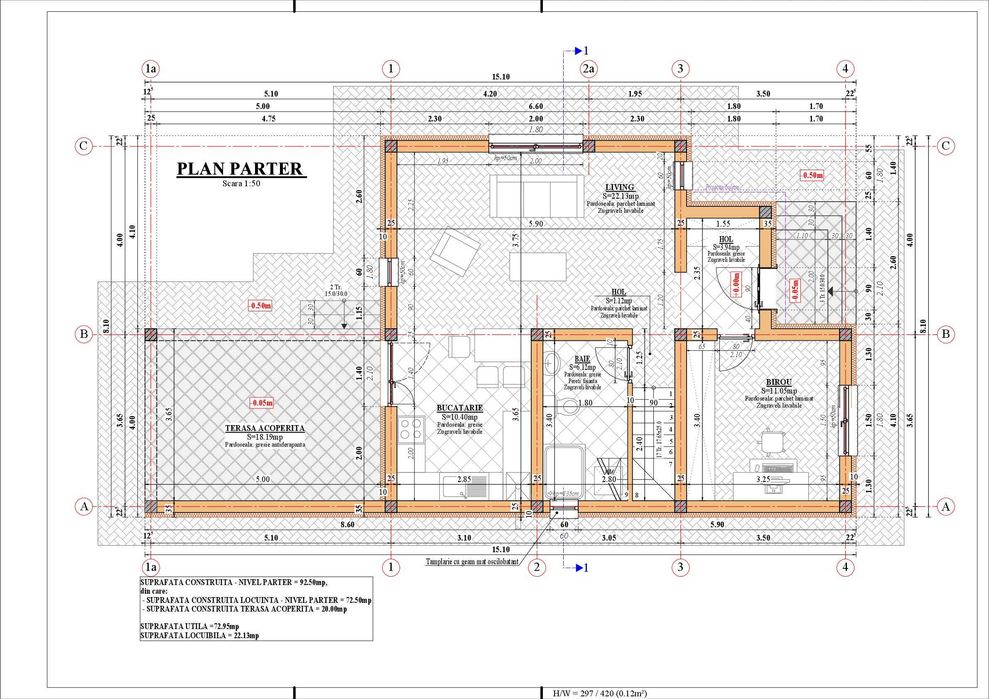 De vanzare casa parter si mansarda moderna