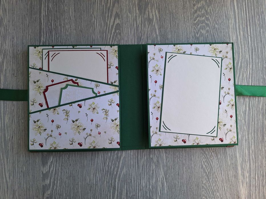 Коледен, скрапбук албум "Магическа звезда", ръчна изработка /52.19