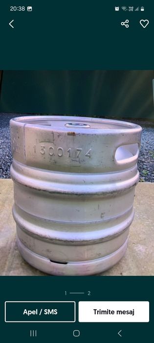 Butoi inox bere   30 l