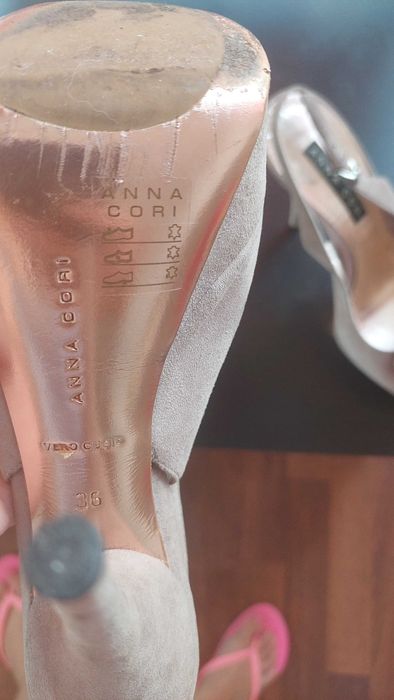 Sandale Anna Cori,marimea 36,piele intoarsa