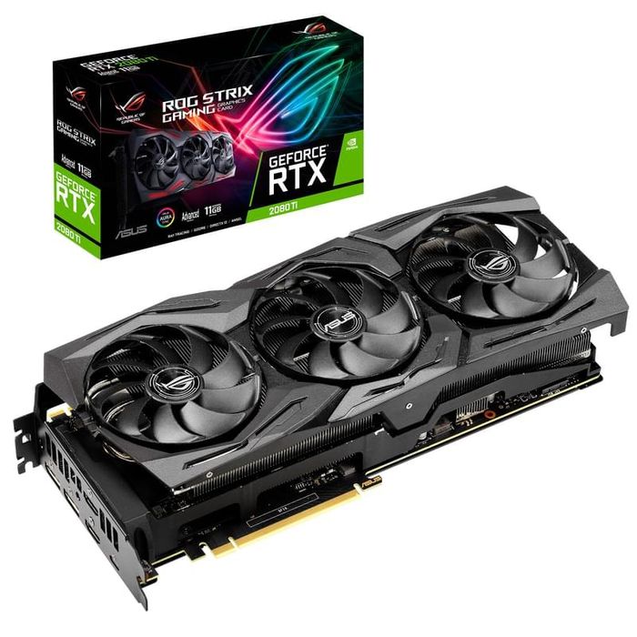 2080ti Asus rog strix oc 11gb видеокарта